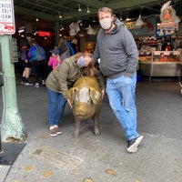 Photo taken at Rachel the Pig at Pike Place Market by Sunita M. on 5/22/2021
