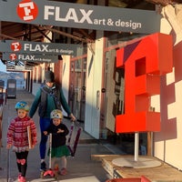 Photo taken at Flax Art &amp;amp; Design by Ruslan A. on 2/23/2019