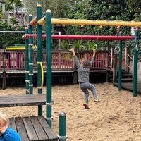 Photo taken at Cow Hollow Playground &amp;amp; Clubhouse by Ruslan A. on 2/17/2024