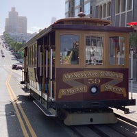Photo taken at Cable Car Stop - California &amp;amp; Leavenworth by Ruslan A. on 4/29/2019