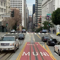 Photo taken at Cable Car Stop - California &amp;amp; Grant by Ruslan A. on 1/23/2020
