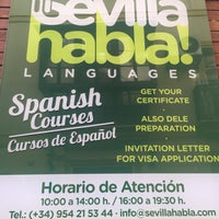 Foto diambil di Sevilla Habla Languages - Spanish Courses in Seville - Cursos de español en Sevilla - Cursos de inglés en Sevilla oleh serialjane pada 3/20/2017