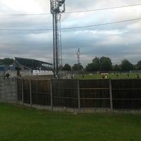 Photo taken at Aveley FC by Terry B. on 8/18/2014