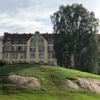 Photo taken at Johanneksenpuisto by Juhani P. on 9/8/2018