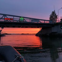 Photo taken at Hevossalmen silta by Juhani P. on 8/25/2018
