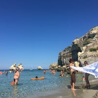 Photo taken at Spiaggia di Torre dell&amp;#39;Orso by özgün N. on 7/11/2018