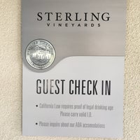 Photo taken at Sterling Vineyards by James G. on 9/28/2019