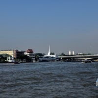 Photo taken at Phra Pok Klao Bridge by sako on 1/28/2024