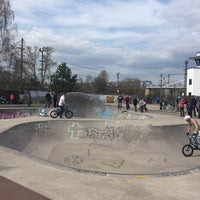 Photo taken at Skatepark am Gleisdreieck by Christoph Ø. on 4/9/2016