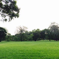 Photo taken at Vachirabenjatas Park (Rot Fai Park) by Pommy on 7/26/2015