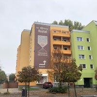 Photo taken at OSTEL Das DDR Hostel Berlin by Olli on 10/24/2019