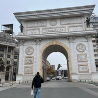 Photo taken at Macedonia Gate by Samy I. on 11/27/2022