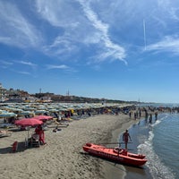 Photo taken at Pontile di Ostia by Samy I. on 8/21/2022