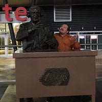 Photo taken at Chick Hearn Statue by Marisa V. on 2/15/2016