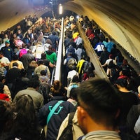 Photo taken at Metro Tacubaya (línea 9) by Hernán L. on 10/11/2018