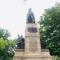 Photo taken at Friedrich Wilhelm von Steuben Statue by Emily W. on 5/12/2019
