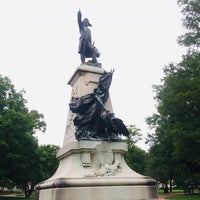 Photo taken at Rochambeau Statue by Emily W. on 5/12/2019