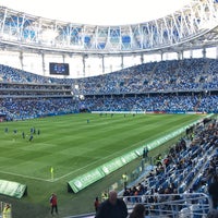 Photo taken at Nizhny Novgorod Stadium by Vlad V. on 4/28/2018