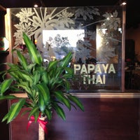 Photo taken at Papaya Thai by Papaya Thai on 8/14/2013