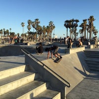 Photo taken at Venice Beach Skate Park by Federica C. on 2/20/2016