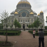 Photo taken at Kronstadt Naval Cathedral by Albina on 5/25/2016