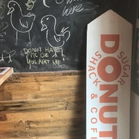 Photo taken at Sugar Shack Donuts &amp;amp; Coffee by Donna Mc on 8/7/2018