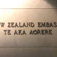 Photo taken at Embassy of New Zealand by Donna Mc on 12/9/2018
