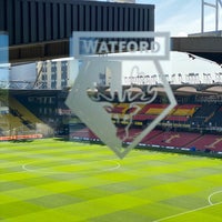 Photo taken at Vicarage Road Stadium by Brittany S. on 4/30/2022