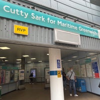 Photo taken at Cutty Sark DLR Station by Amani on 8/31/2021