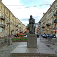 Photo taken at Памятник Достоевскому by Павел Р. on 6/21/2017