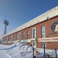 Photo taken at Стадион «Химик» by Павел Р. on 3/3/2019