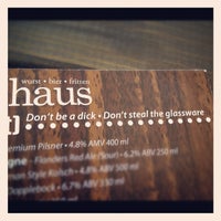 Photo taken at Haus by Chad C. on 9/29/2012