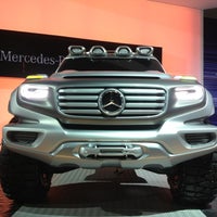 Photo taken at Mercedes Benz @ LA Auto Show by Brent S. on 12/8/2012