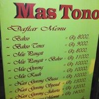 Review Warung mas tono