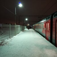 Photo taken at Ж/д станция «Лигово» by Рома М. on 2/2/2019