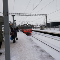 Photo taken at Ж/д станция «Лигово» by Рома М. on 2/2/2019