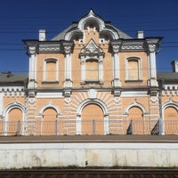 Photo taken at Ж/д станция «Сергиево» (Володарская) by Dimka P. on 5/13/2018