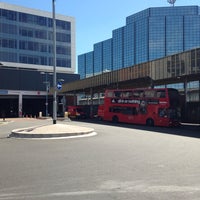 Photo taken at Uxbridge Bus Station by Felipe A. on 7/3/2014