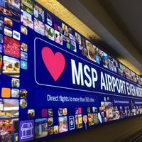 Photo taken at Minneapolis–Saint Paul International Airport (MSP) by Amelia M. on 8/28/2017