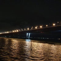 Photo taken at Президентский мост by Nick G. on 8/27/2019