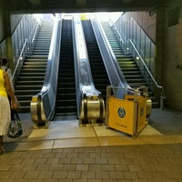 Photo taken at MetroLink - Convention Center Station by Diana C. on 9/7/2016