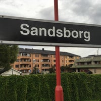Photo taken at Sandsborg T-bana by Daniel A. on 7/15/2016