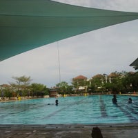 Photo taken at PIK FIT Club House swimming pool by Lina G. on 12/18/2014