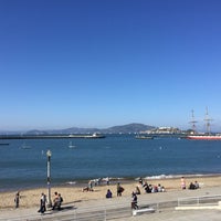 Photo taken at Aquatic Park by TJ D. on 3/8/2015