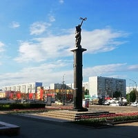 Photo taken at Площадь 50 лет Победы by Elena T. on 5/22/2020