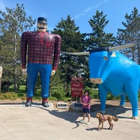 Photo taken at Paul Bunyan &amp;amp; Babe The Blue Ox by Mark C. on 6/15/2020