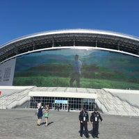 Photo taken at Main Media Centre at Kazan Arena by Chislov Y. on 7/15/2013
