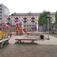 Photo taken at Детская площадка на стадионе Динамо by Mikhail M. on 5/31/2014