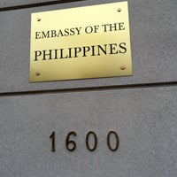 Photo taken at Embassy of the Philippines by Rozanne M. on 10/21/2016