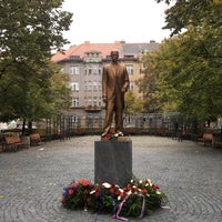 Photo taken at Bachmačské náměstí by Zlata K. on 10/29/2018